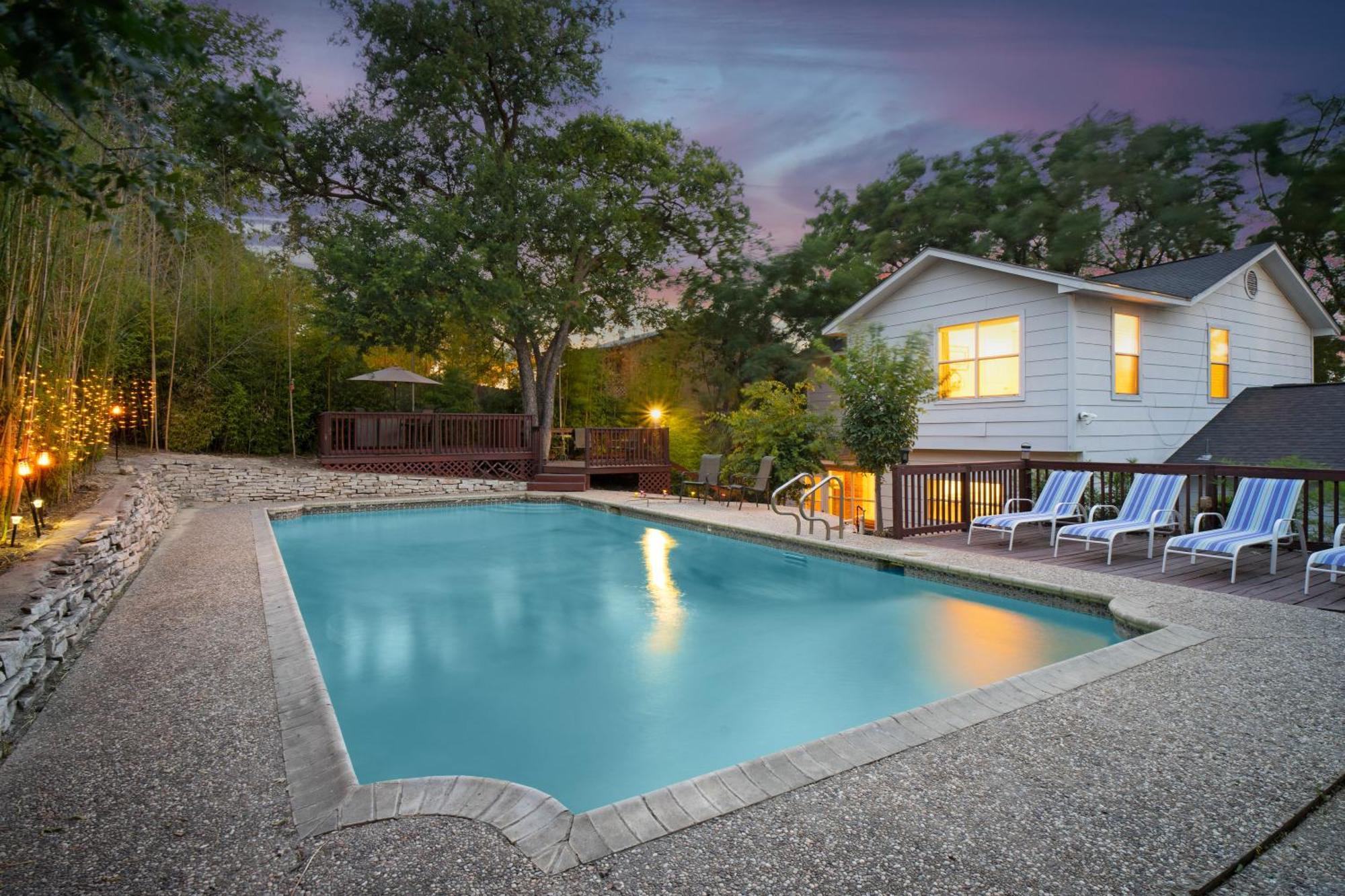 Bamboo Oasis-Relaxing Hot Tub-Family Time Villa San Antonio Eksteriør billede